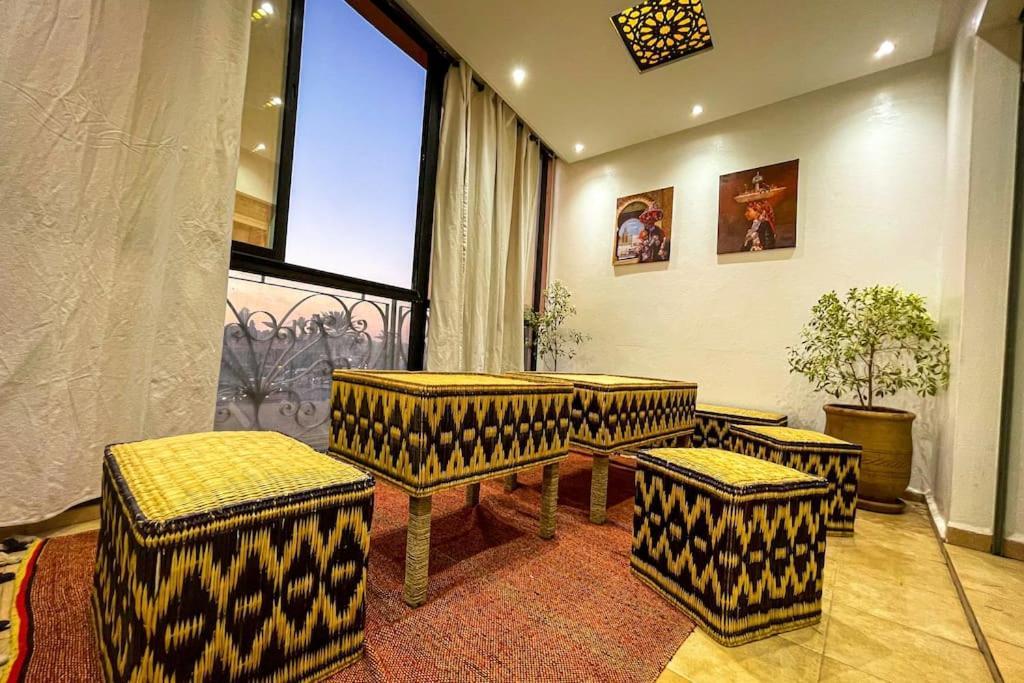 Luxury 3-bedrooms/terraces Gueliz Centre Appartement *